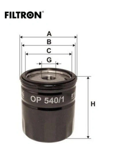 فلتر زيت - اوبل كروسلاند - فيلترون