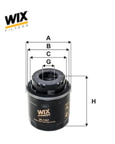 حشو زيت - TSI 1.4 - ويكس