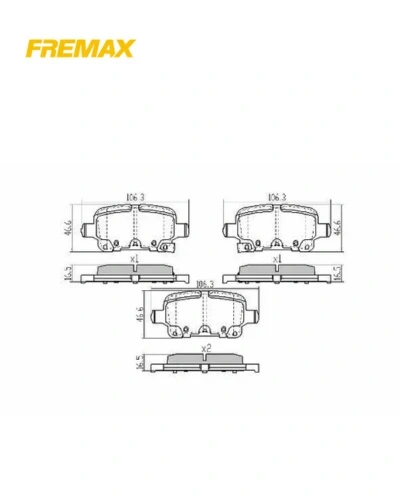 تيل خلفي - انسيجنيا B - فريماكس