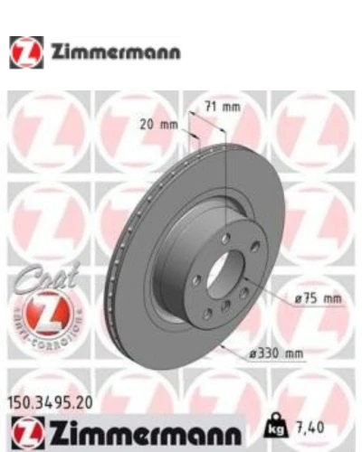 طقم طنابير خلفي F25 - زيمرمان